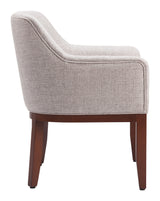 Berbera Gray Dining Chair by Zuomod at Eve Furniture
