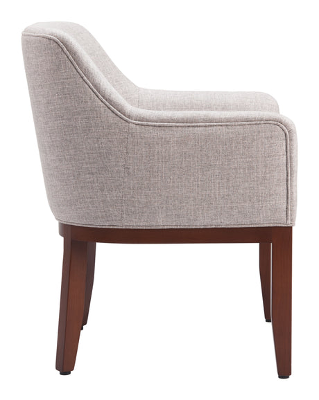 Berbera Gray Dining Chair by Zuomod at Eve Furniture