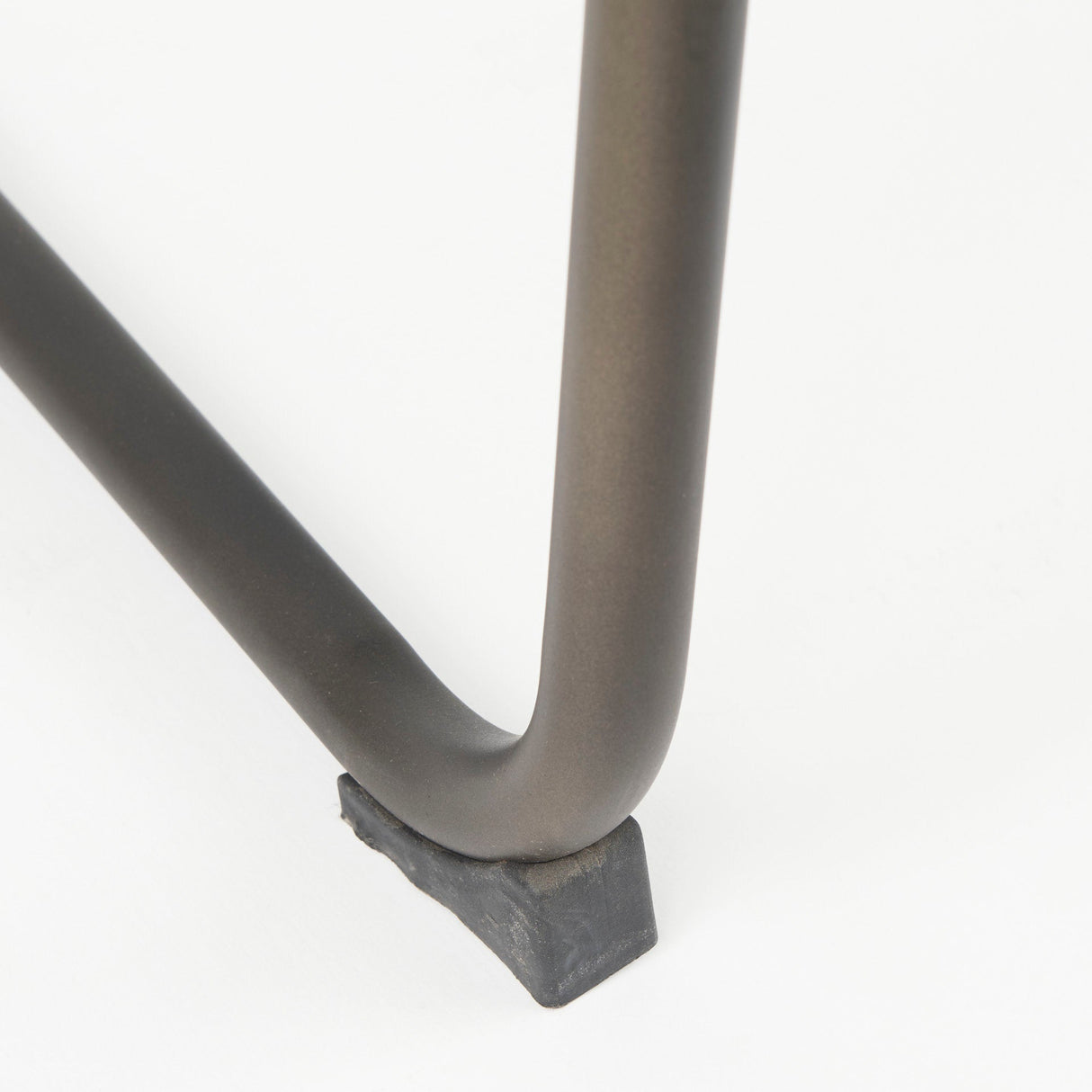 Berbick 43" Total Height Black Leather w/ Iron Frame Bar Stool by Mercana at Eve Furniture