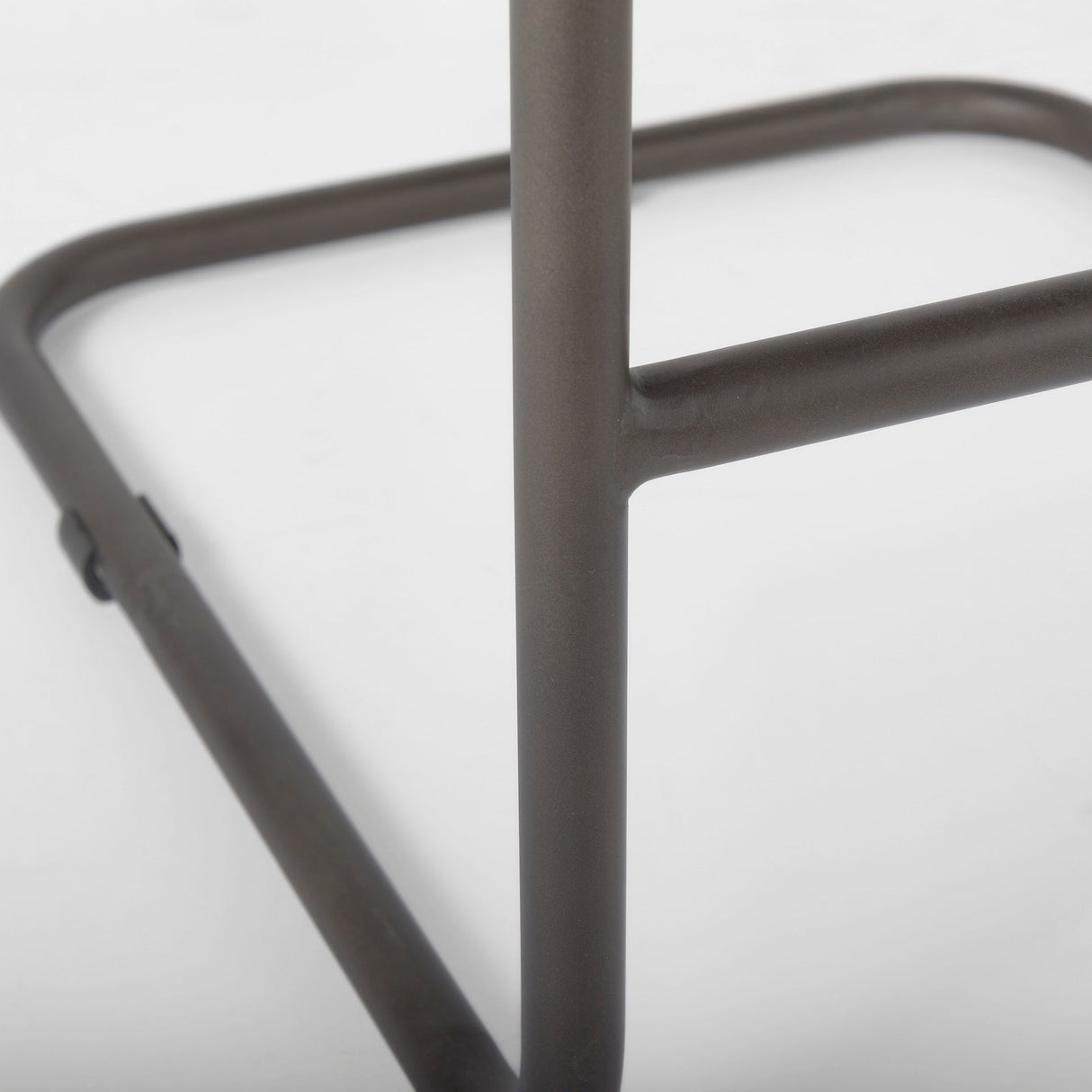 Berbick 43" Total Height Brown/Gray Suede w/ Iron Frame Bar Stool by Mercana at Eve Furniture