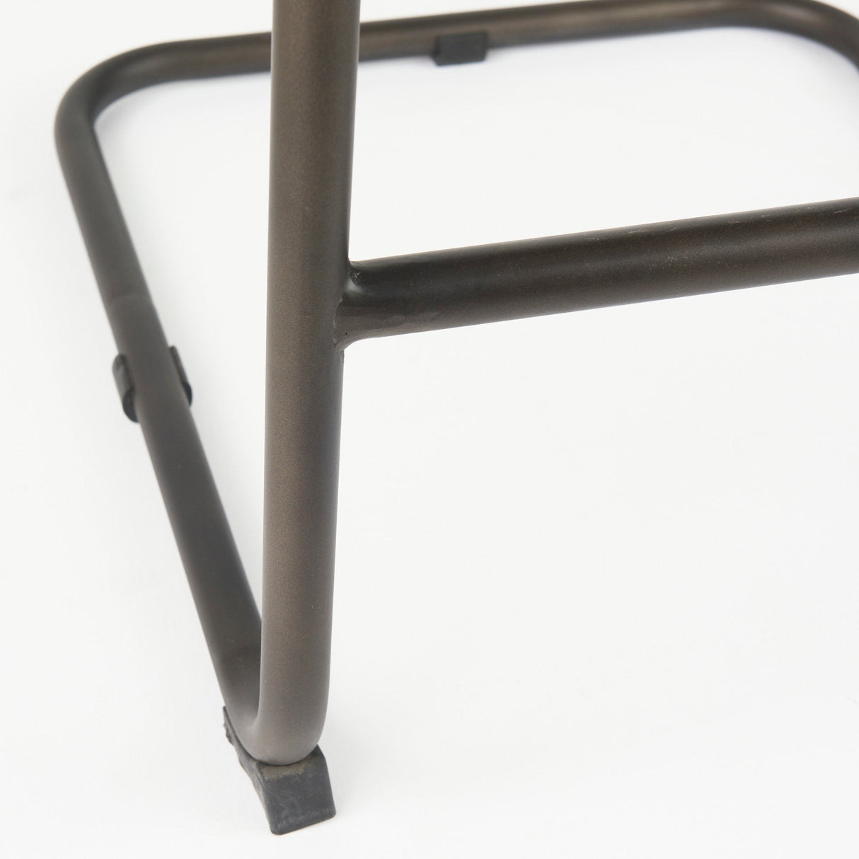 Berbick Black Leather w/ Iron Frame Bar Stool by Mercana at Eve Furniture