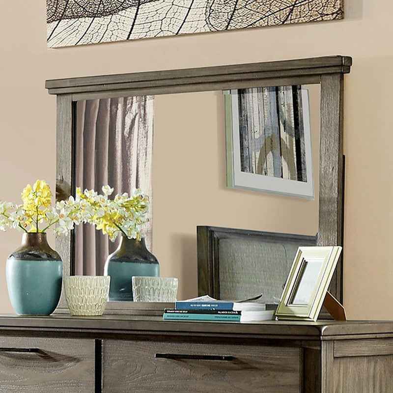 Berenice Gray Mirror by Furniture of America at Eve Furniture