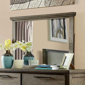 Berenice Gray Mirror by Furniture of America at Eve Furniture