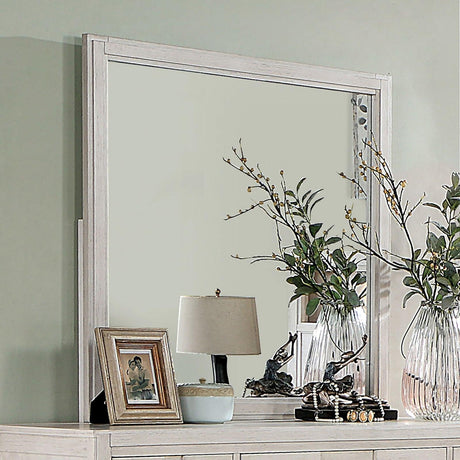 Berenice White Mirror by Furniture of America at Eve Furniture