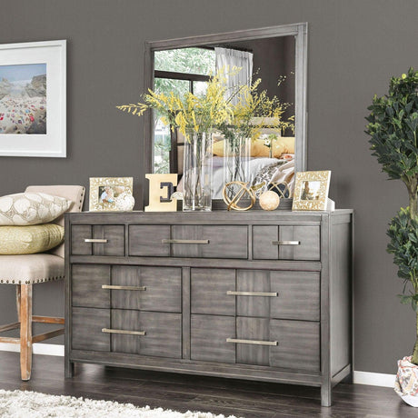 Berenice Gray Dresser by Furniture of America at Eve Furniture
