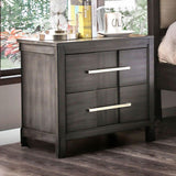 Berenice Gray Night Stand by Furniture of America at Eve Furniture