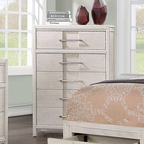 Berenice White Chest by Furniture of America at Eve Furniture