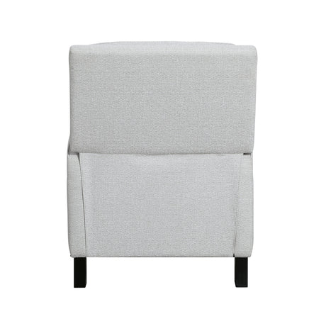 Berenson Gray Push Back Reclining Chair by Homelegance at Eve Furniture