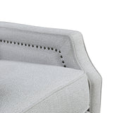 Berenson Gray Push Back Reclining Chair by Homelegance at Eve Furniture