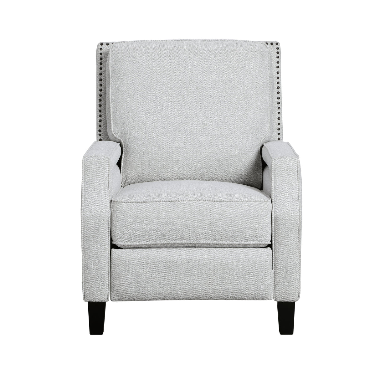 Berenson Gray Push Back Reclining Chair by Homelegance at Eve Furniture