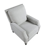 Berenson Gray Push Back Reclining Chair by Homelegance at Eve Furniture