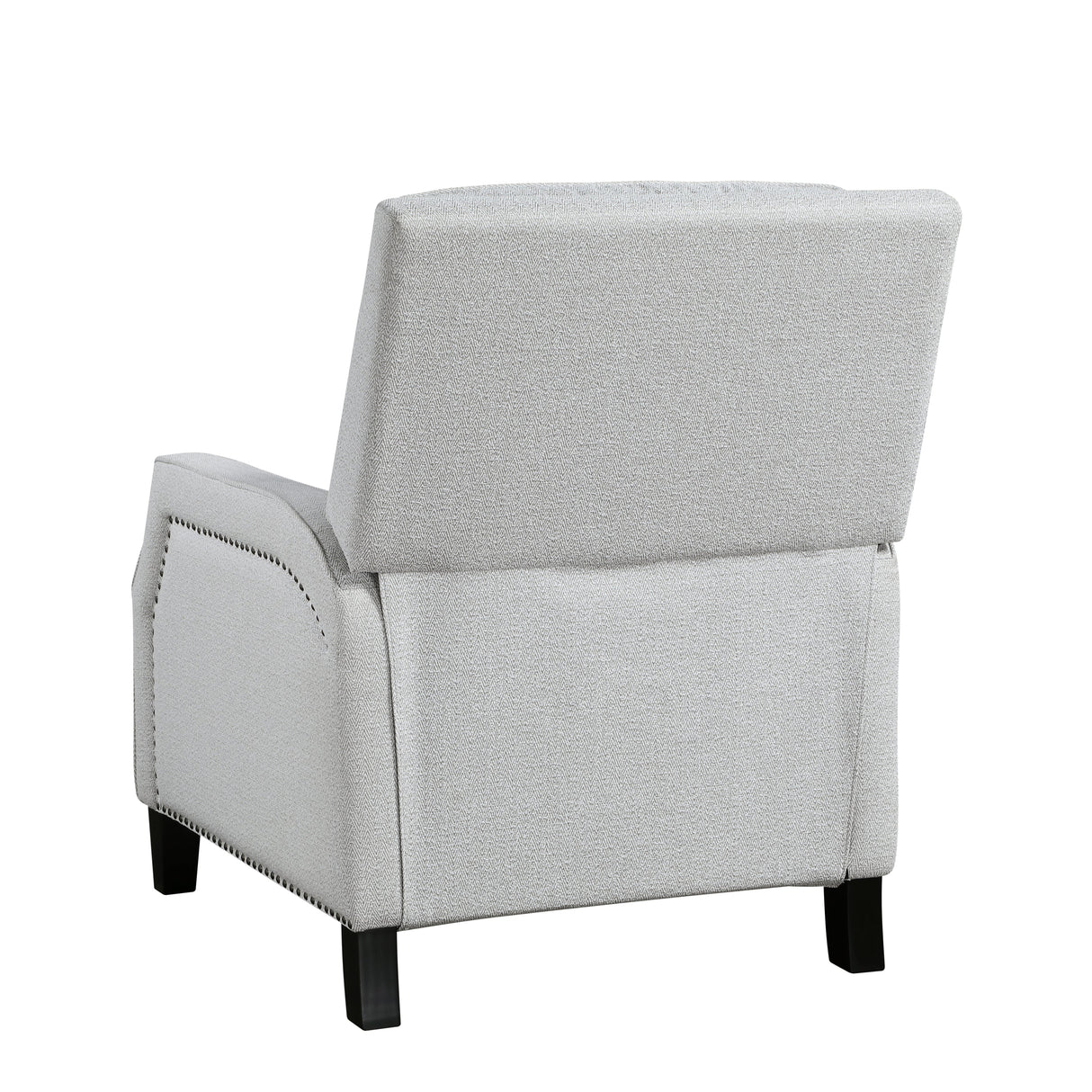 Berenson Gray Push Back Reclining Chair by Homelegance at Eve Furniture