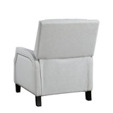 Berenson Gray Push Back Reclining Chair by Homelegance at Eve Furniture
