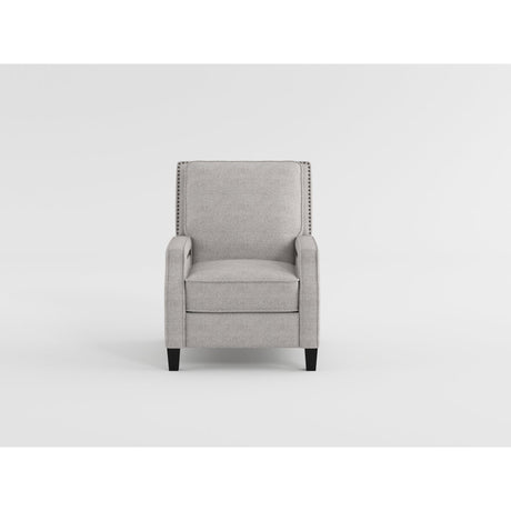 Berenson Off-white/Black Plaid Pattern Push Back Reclining Chair by Homelegance at Eve Furniture