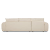 Berga Oat Left Sectional by Moe's Home at Eve Furniture