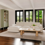 Berga Oat Right Sectional by Moe's Home at Eve Furniture