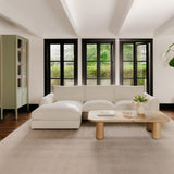 Berga Oat Right Sectional by Moe's Home at Eve Furniture
