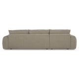 Berga Pebble Left Sectional by Moe's Home at Eve Furniture