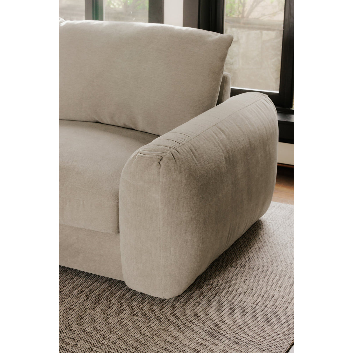 Berga Pebble Right Sectional by Moe's Home at Eve Furniture