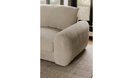 Berga Sectional Pebble by Moe's Home at Eve Furniture