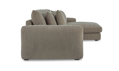 Berga Sectional Pebble by Moe's Home at Eve Furniture