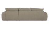 Berga Sectional Pebble by Moe's Home at Eve Furniture