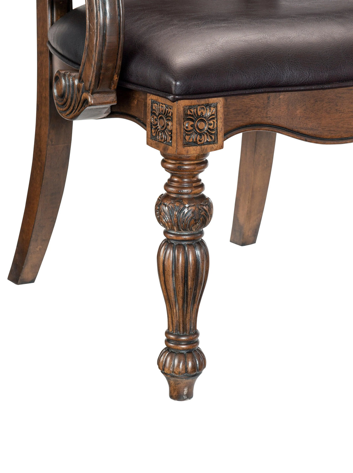 Bergen Dark Oak Arm Chair, Set of 2 by Homelegance at Eve Furniture