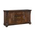 Bergen Dark Oak Buffet by Homelegance at Eve Furniture