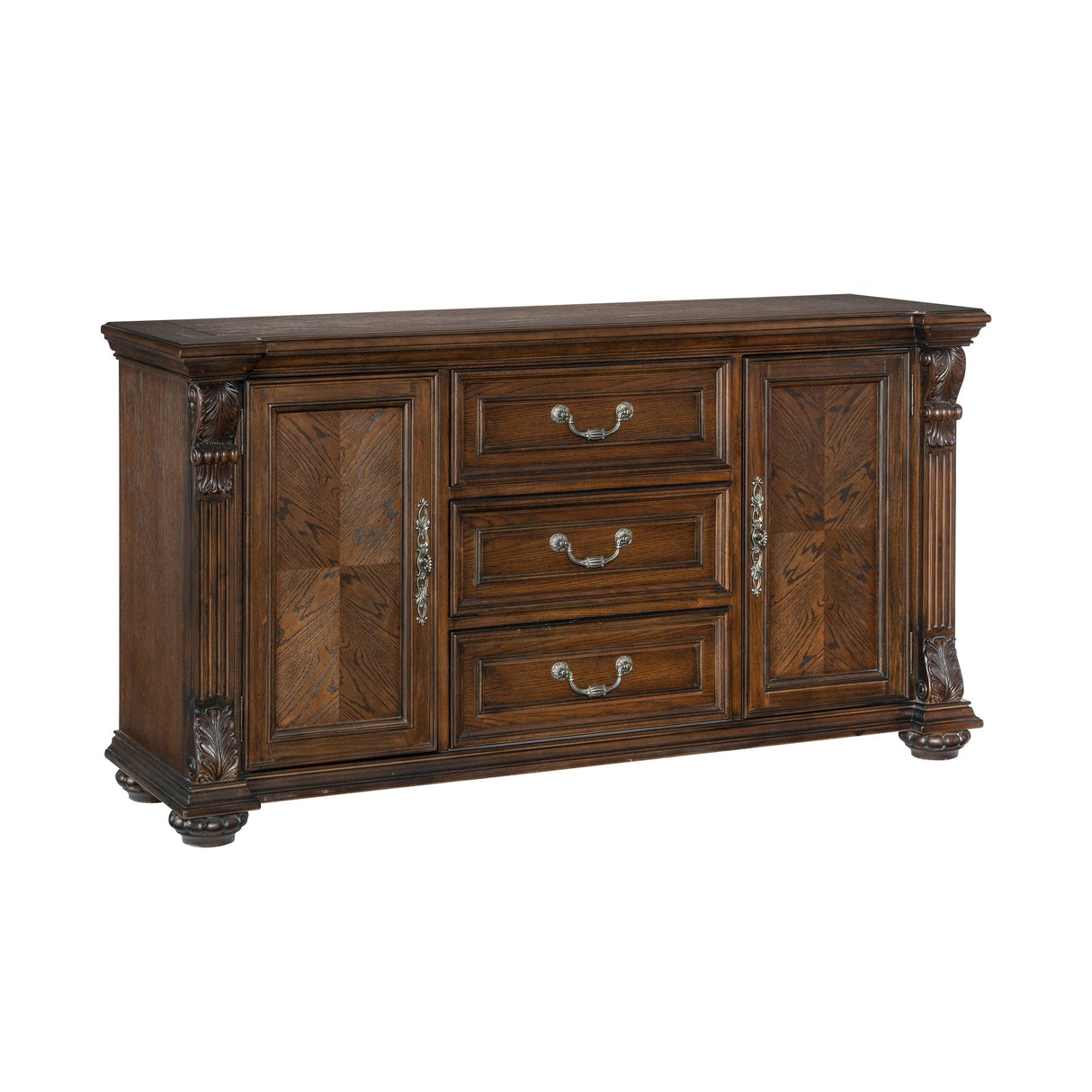 Bergen Dark Oak Buffet by Homelegance at Eve Furniture