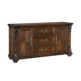Bergen Dark Oak Buffet by Homelegance at Eve Furniture