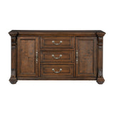 Bergen Dark Oak Buffet by Homelegance at Eve Furniture