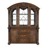 Bergen Dark Oak Buffet & Hutch by Homelegance at Eve Furniture