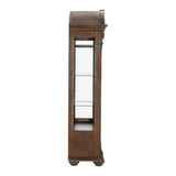 Bergen Dark Oak Curio by Homelegance at Eve Furniture