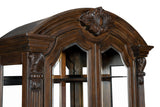 Bergen Dark Oak Curio by Homelegance at Eve Furniture