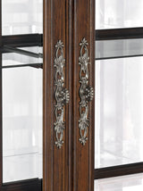 Bergen Dark Oak Curio by Homelegance at Eve Furniture