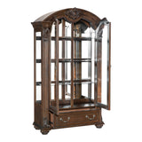 Bergen Dark Oak Curio by Homelegance at Eve Furniture