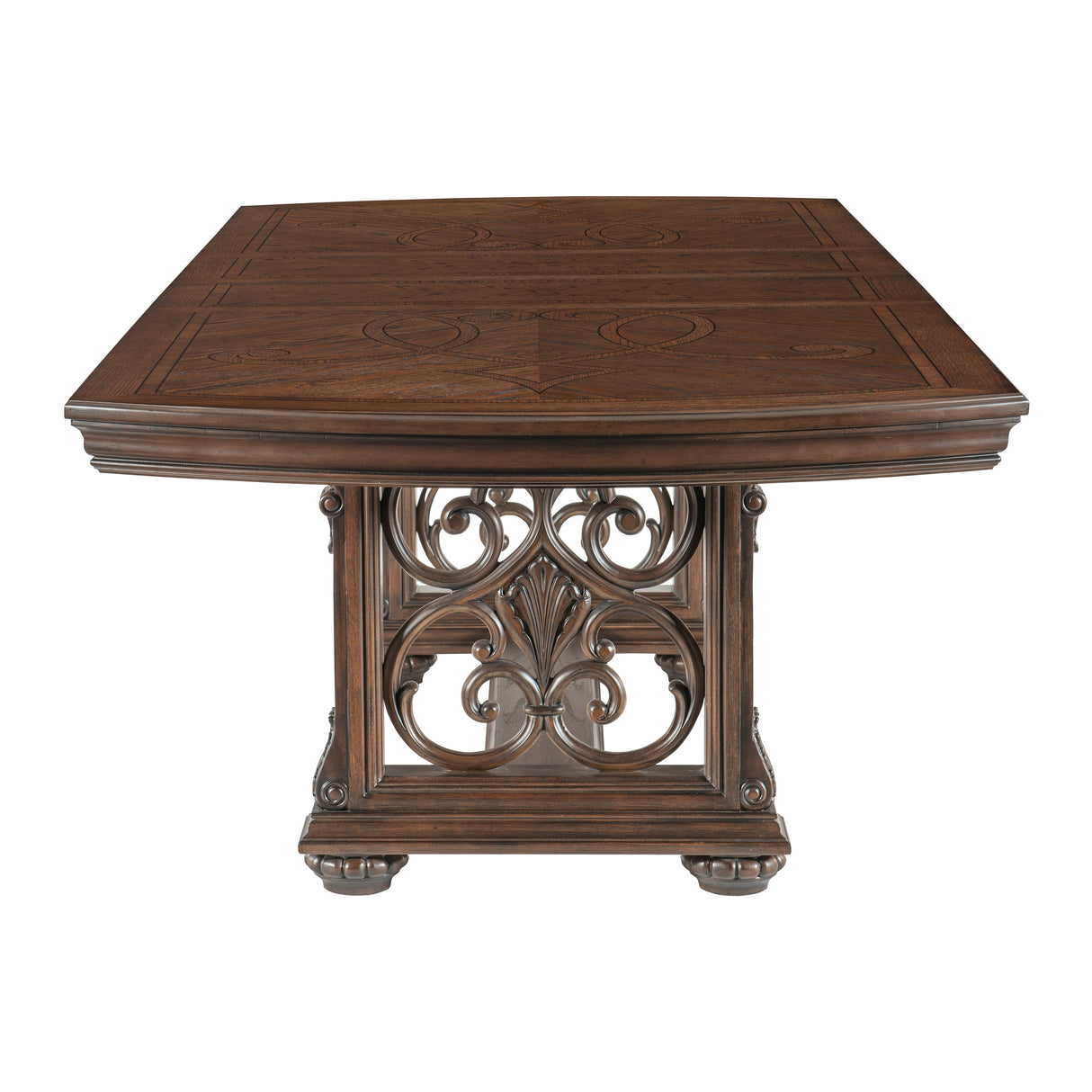 Bergen Dark Oak Dining Table by Homelegance at Eve Furniture