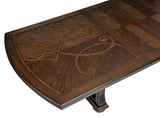 Bergen Dark Oak Dining Table by Homelegance at Eve Furniture