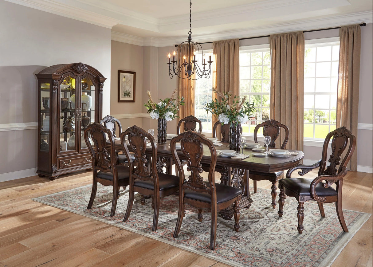 Bergen Dark Oak Side Chair, Set of 2 by Homelegance at Eve Furniture