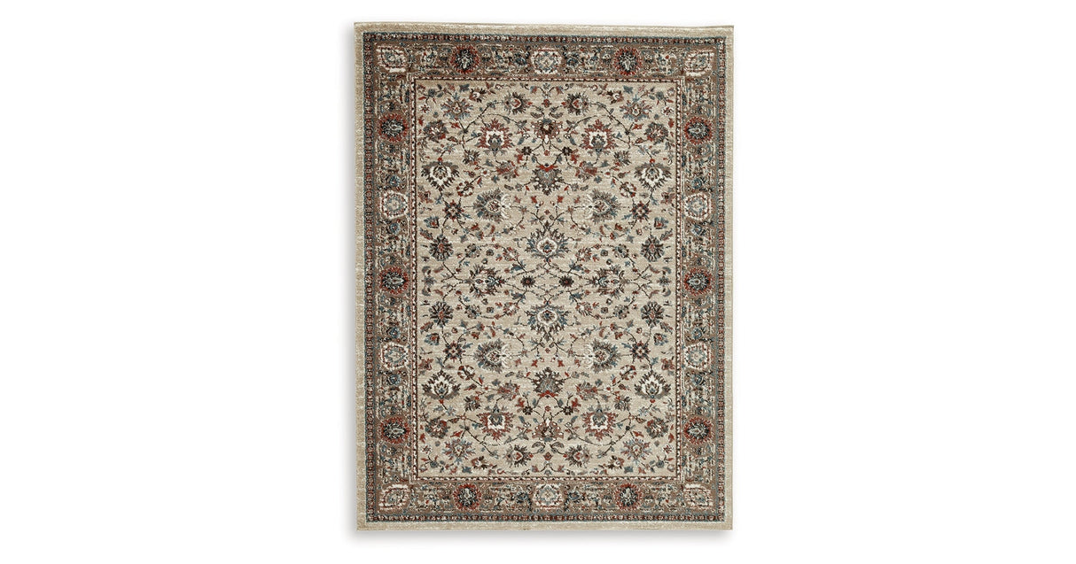 Beritham Blue/Brown/Beige Large Rug by Ashley at Eve Furniture