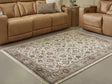 Beritham Blue/Brown/Beige Medium Rug by Ashley at Eve Furniture