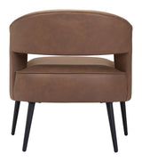 Berkeley Vintage Brown Accent Chair by Zuomod at Eve Furniture
