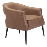 Berkeley Vintage Brown Accent Chair by Zuomod at Eve Furniture
