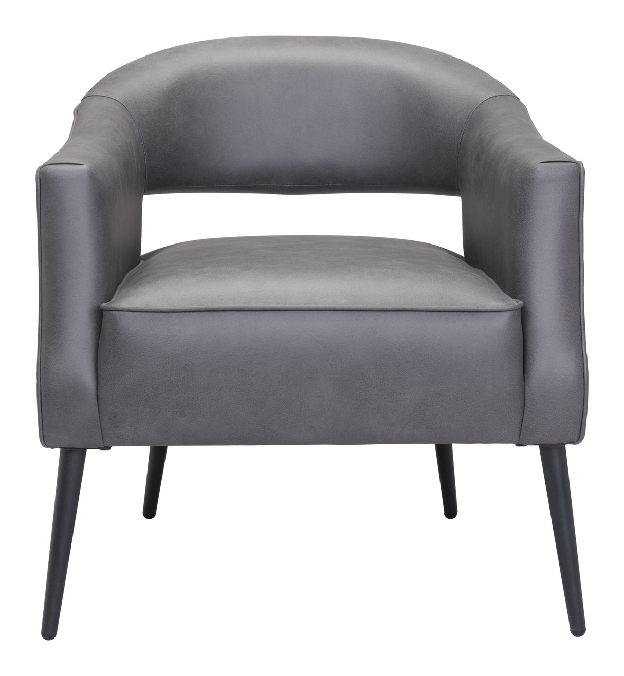 Berkeley Vintage Gray Accent Chair by Zuomod at Eve Furniture