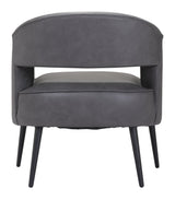Berkeley Vintage Gray Accent Chair by Zuomod at Eve Furniture