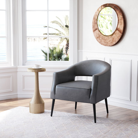 Berkeley Vintage Gray Accent Chair by Zuomod at Eve Furniture