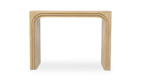 Berkley Console Table Natural by Moe's Home at Eve Furniture