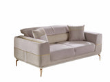Berlin Beige 3-pieces (Sofa & Loveseat & Chair)Livingroom Set by Furnia at Eve Furniture