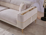 Berlin Beige 3-pieces (Sofa & Loveseat & Chair)Livingroom Set by Furnia at Eve Furniture