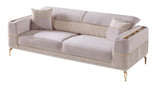 Berlin Beige 3-pieces (Sofa & Loveseat & Chair)Livingroom Set by Furnia at Eve Furniture
